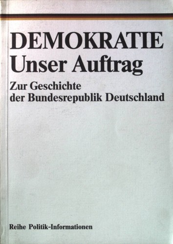 Demokratie unser auftrag - demokratie,