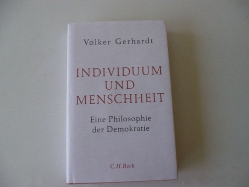 Individuum und menschheit - menschheit,