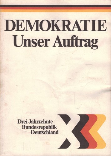 Demokratie unser auftrag - auftrag,