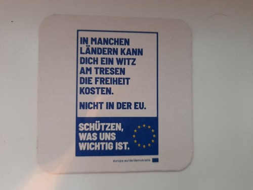 Bierdeckel europa - eu,