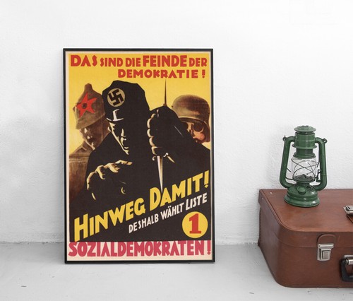 Spd wahlplakat feinde der - feinde,