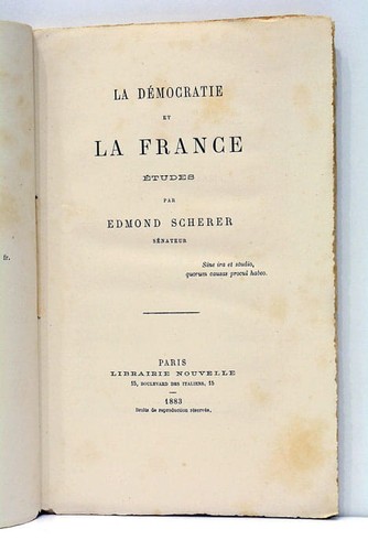 Democracy la france - et,