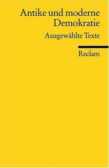 Antike und moderne - , demokratie