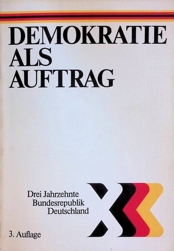 Demokratie als auftrag - demokratie, auftrag.