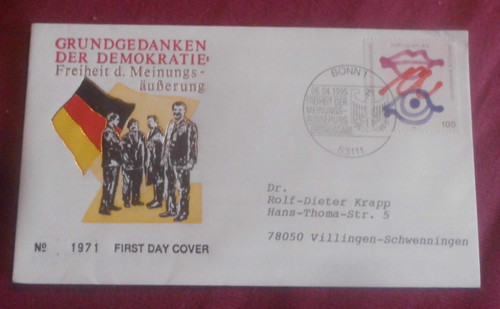 Bund fdc 1789 - bund,